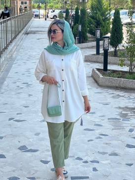مانتو شومیزی گلوریا ایراد جزیی