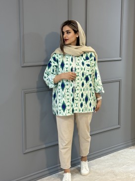 شومیز مانتویی گُلسا