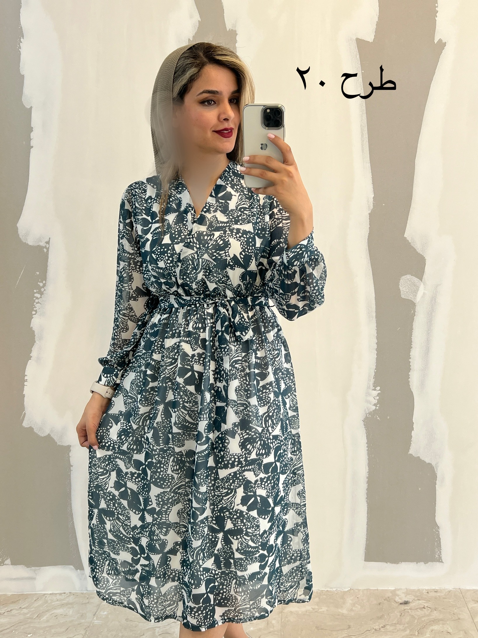 پیراهن-حریر-میدی-3458