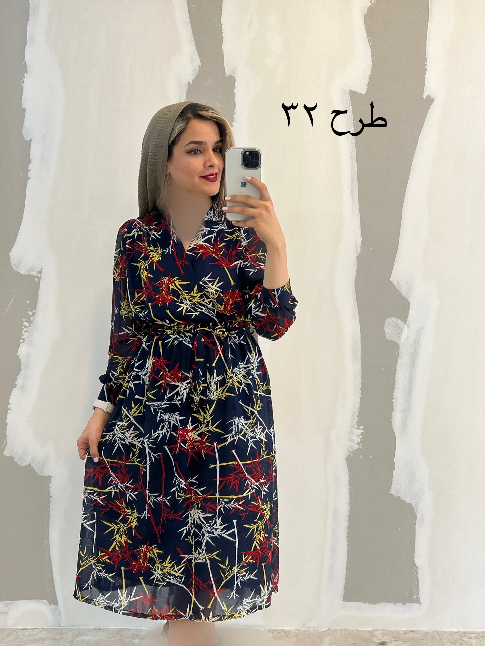 پیراهن-حریر-میدی-3458