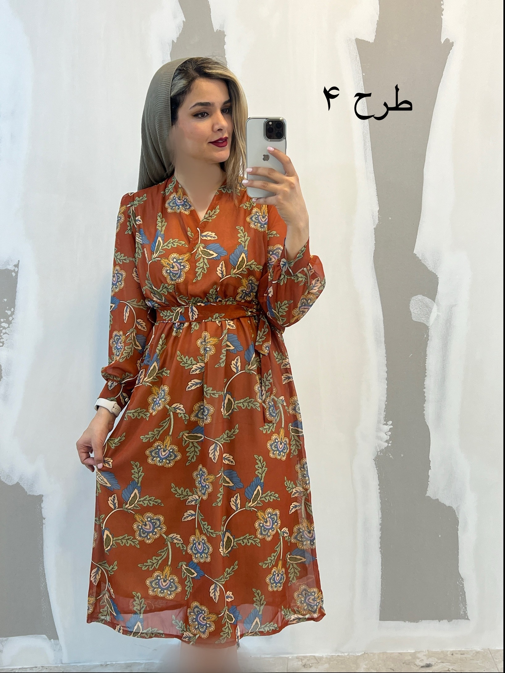 پیراهن-حریر-میدی-3458