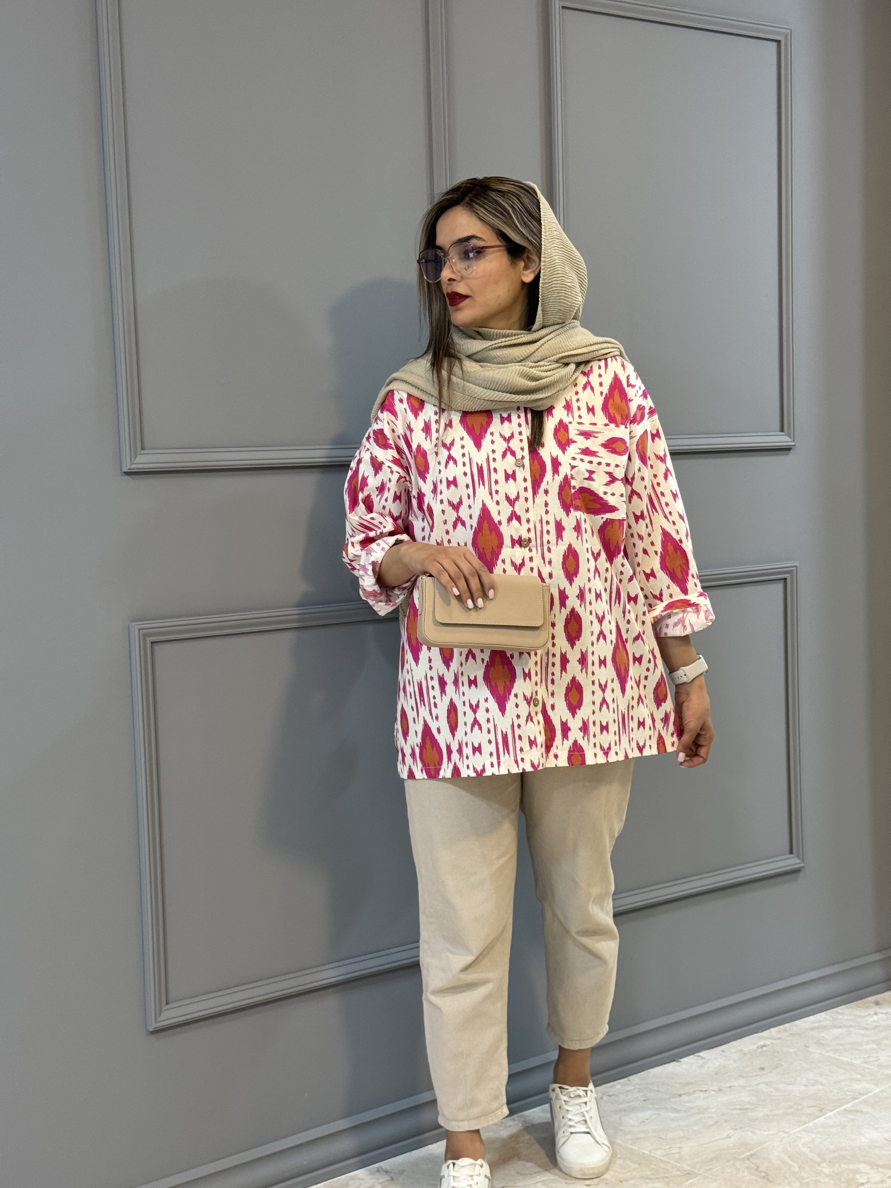 شومیز-مانتویی-گُلسا